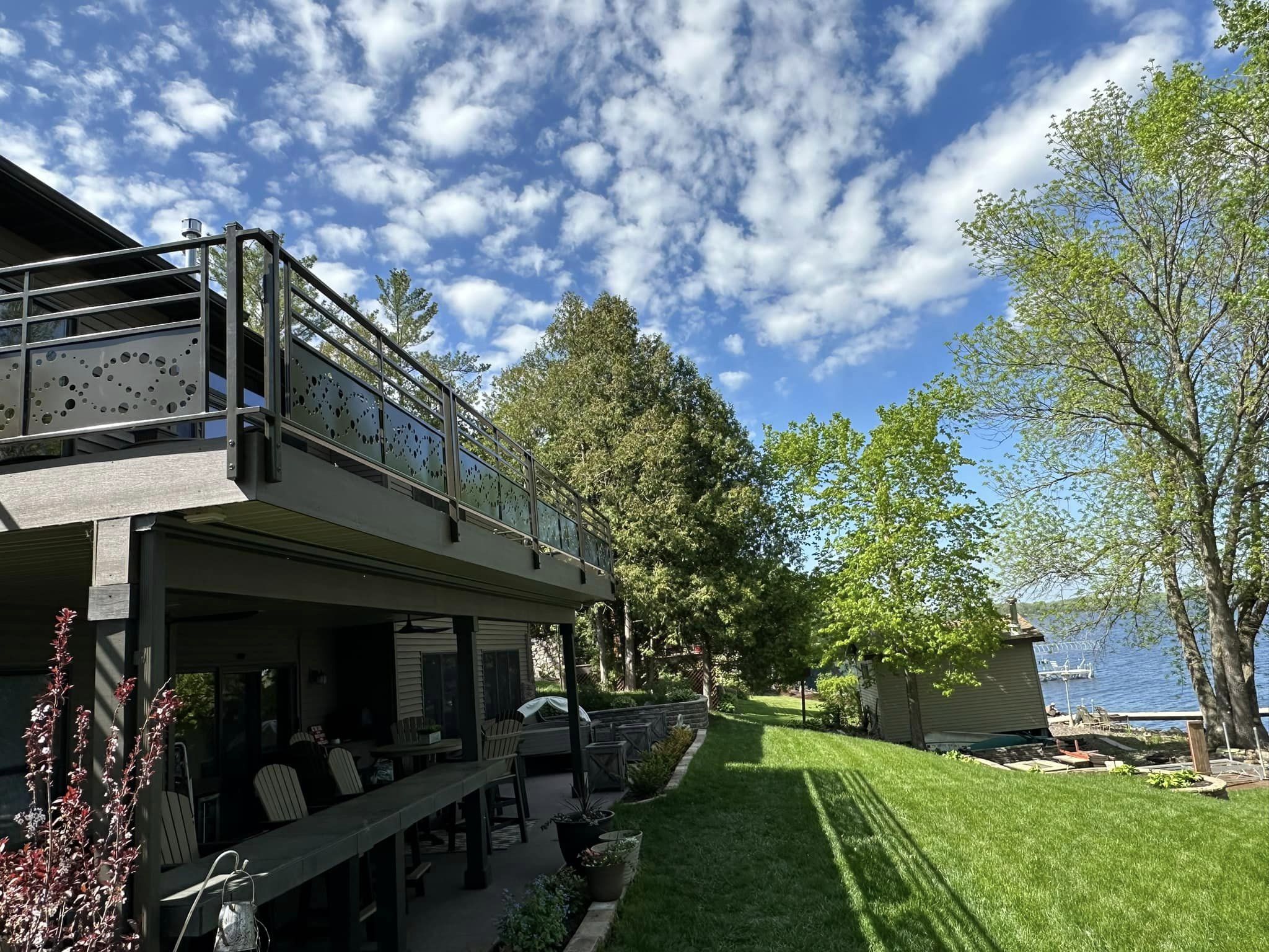 Custom metal deck railings Pine City MN